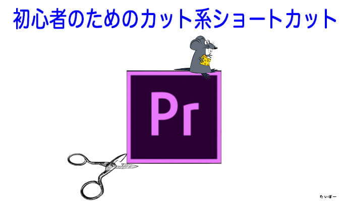 Premiere Pro Cc 初めて使う人がまっさきに知りたくなるカット系のショートカット